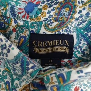 Daniel Cremieux Multicolor Paisley Casual Button Down Shirt